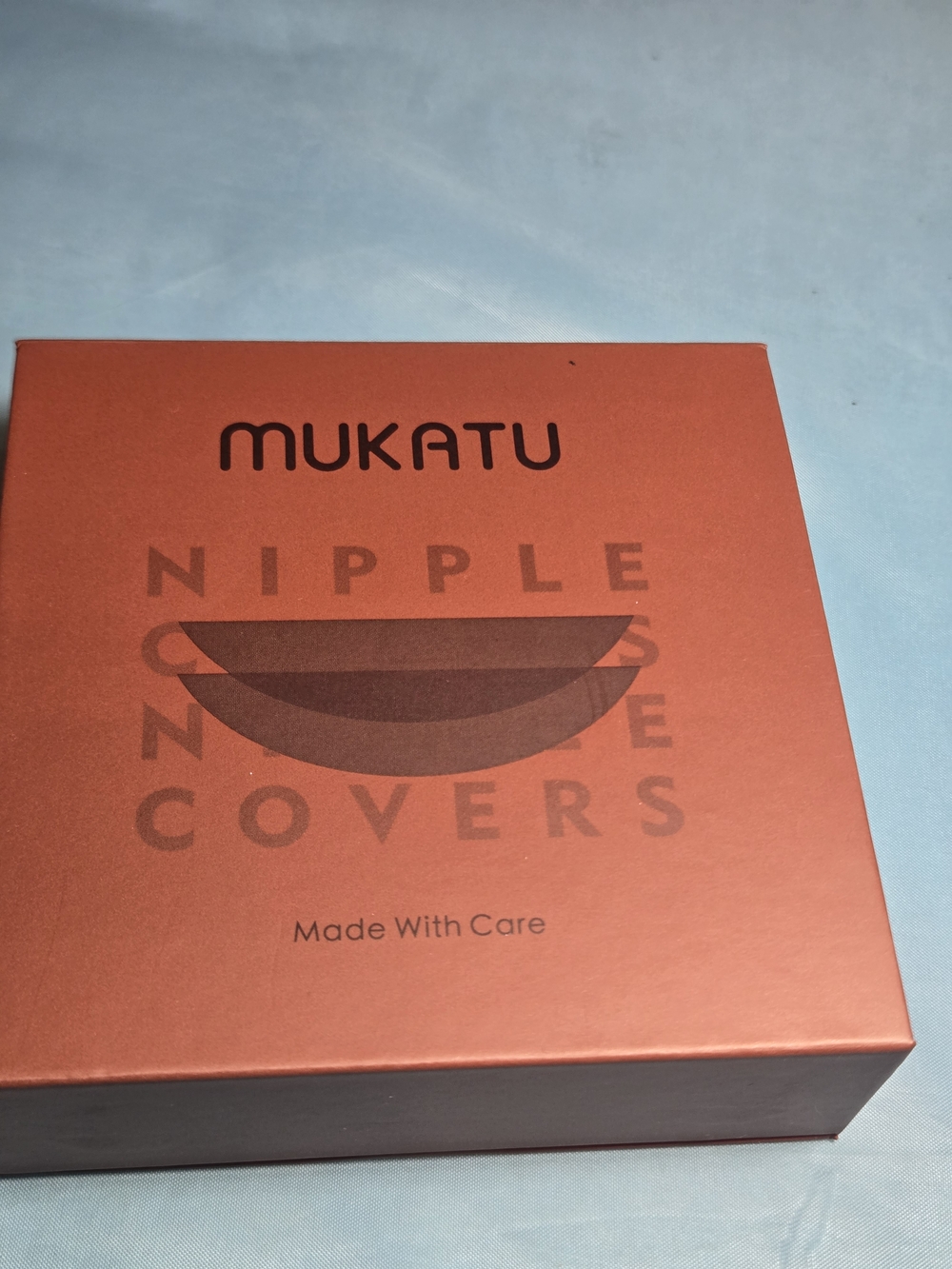 New Mukatu Medical Grade Silicone Brown Nipple 2 Covers Waterproof Reusable #582